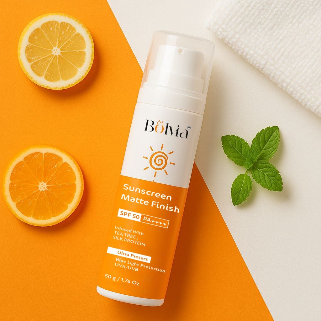 BOLVIA SUNSCREEN MATTE GEL WATER RESISTANT LOTION