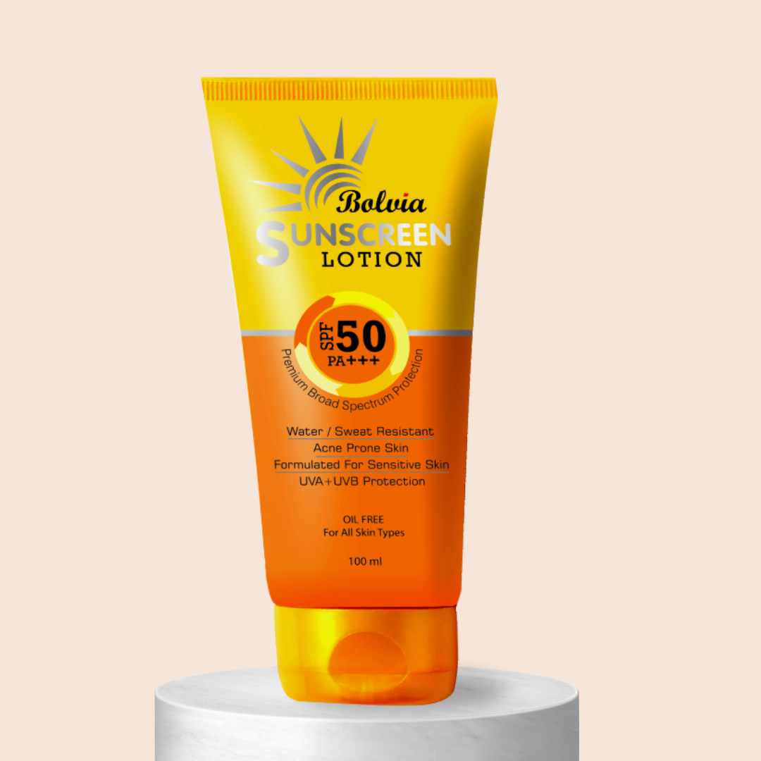 BOLVIA SUNSCREEN LOTION SPF 50 PA +++, 100 ml