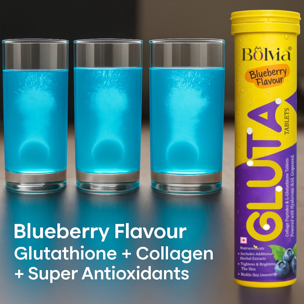 gluta bluebeery drink